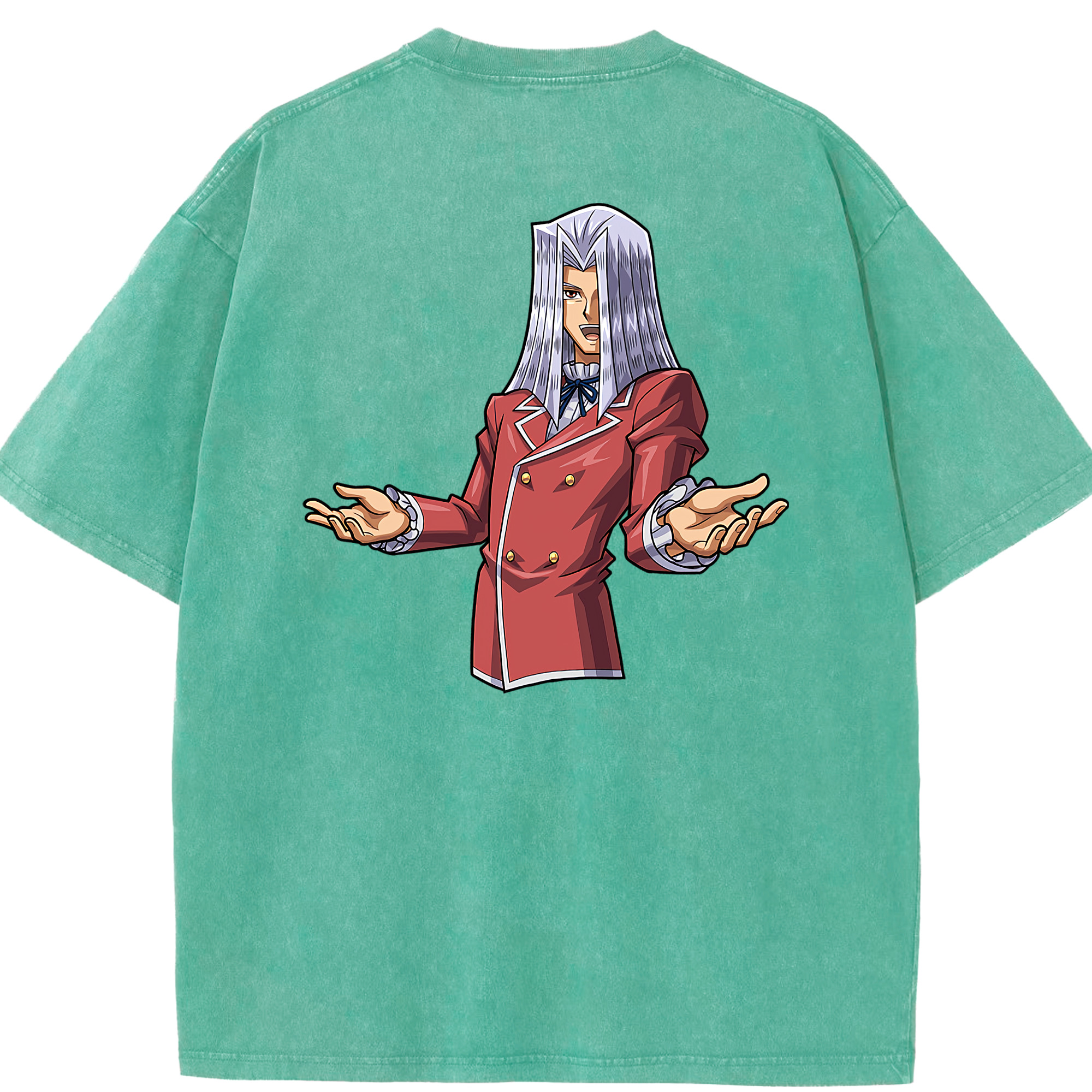 （画像用） 遊☆戯☆王 Yu-Gi-Oh! 綿100% ヴィンテージ風 半袖Tシャツ（背面プリント）